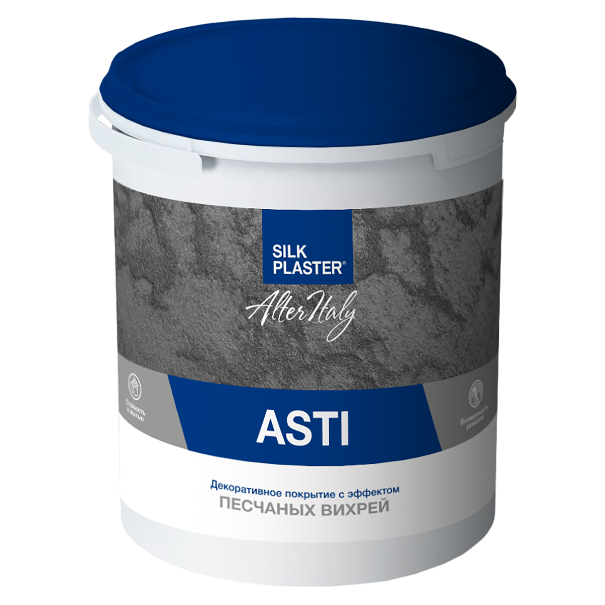 ASTI, декоративное покрытие с эффектом песчаных вихрей