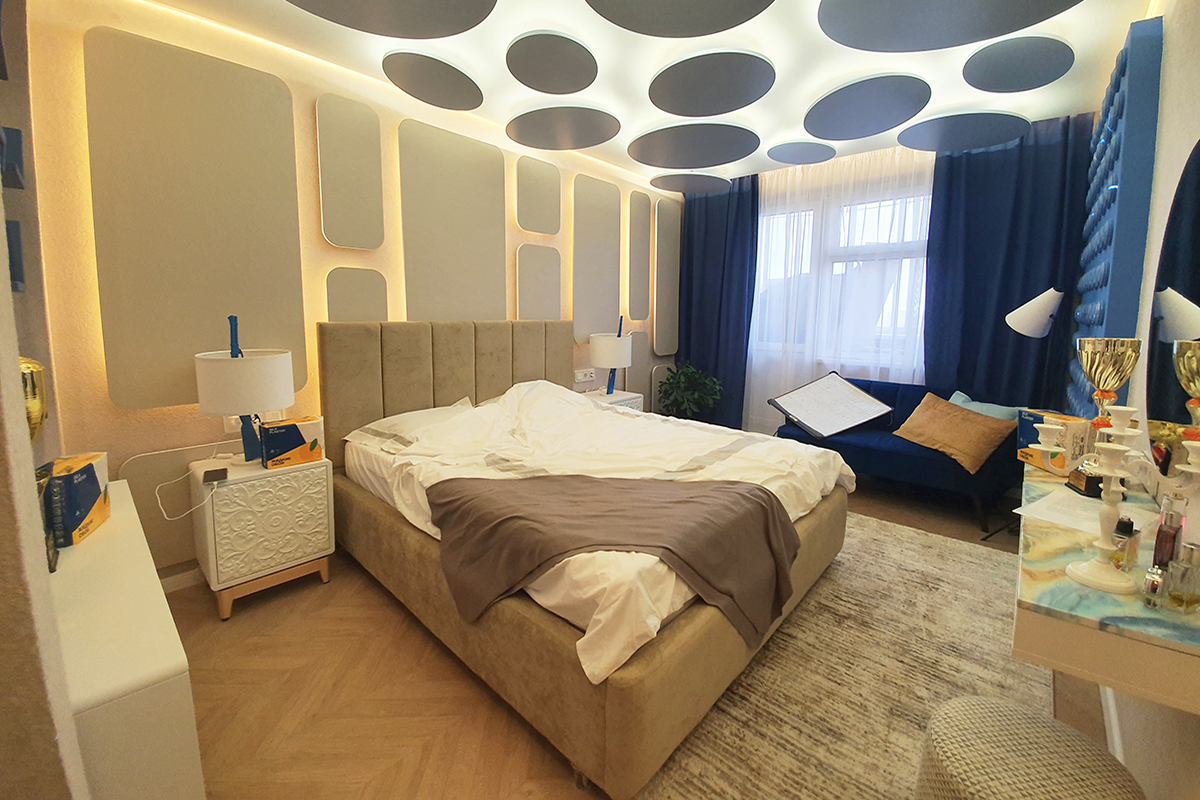 Спальня с жидкими обоями SILK PLASTER в Битве Дизайнеров на ТНТ
