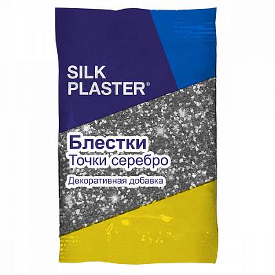 Блестки Silk Plaster, серебряные точки Блестки Silk Plaster, серебряные точки
