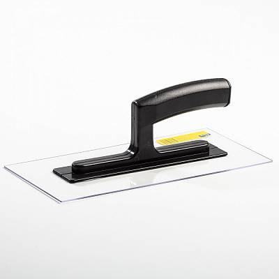 Кельма (Тёрка, шпатель) прямоугольная, прозрачная SP №4 Кельма (Тёрка, шпатель) прямоугольная, прозрачная SP №4