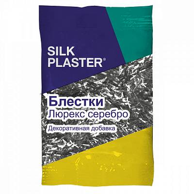Блестки Silk Plaster, серебряные палочки Блестки Silk Plaster, серебряные палочки