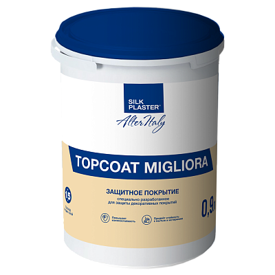 Защитное покрытие ALTERITALY TOPCOAT MIGLIORA 1 л под декоративное покрытие Briatico Защитное покрытие ALTERITALY TOPCOAT MIGLIORA 1 л под декоративное покрытие Briatico