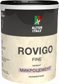 Декоративное покрытие AlterItaly ROVIGO Fine с эффектом Микроцемент, 4 кг