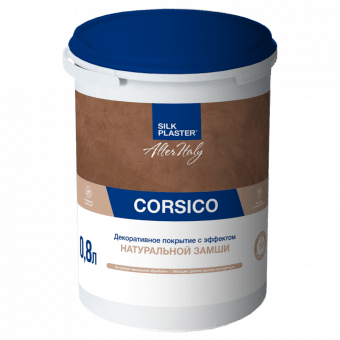 Декоративное покрытие AlterItaly CORSICO с эффектом натуральной замши, 1 л