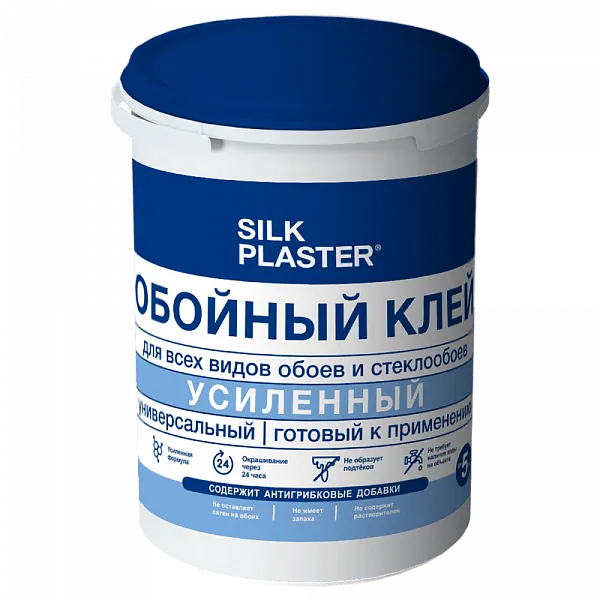 Клей обойный усиленный, готовый, 1 л