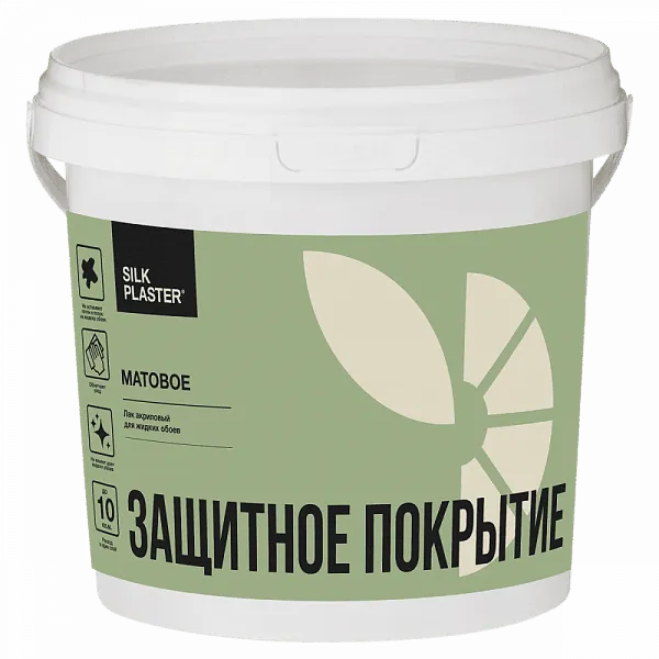 Защитное покрытие для жидких обоев Silk Plaster 1 л