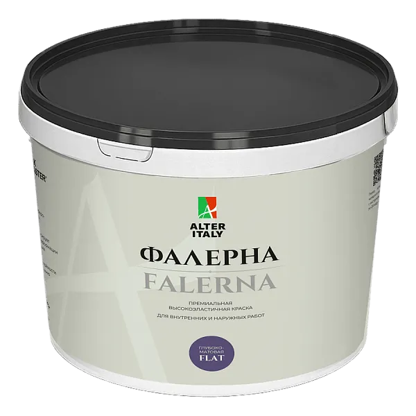 Тестер краски AlterItaly ФАЛЕРНА (FALERNA) высокоэластичная, глубокоматовая / FLAT, база А, 0,2 л